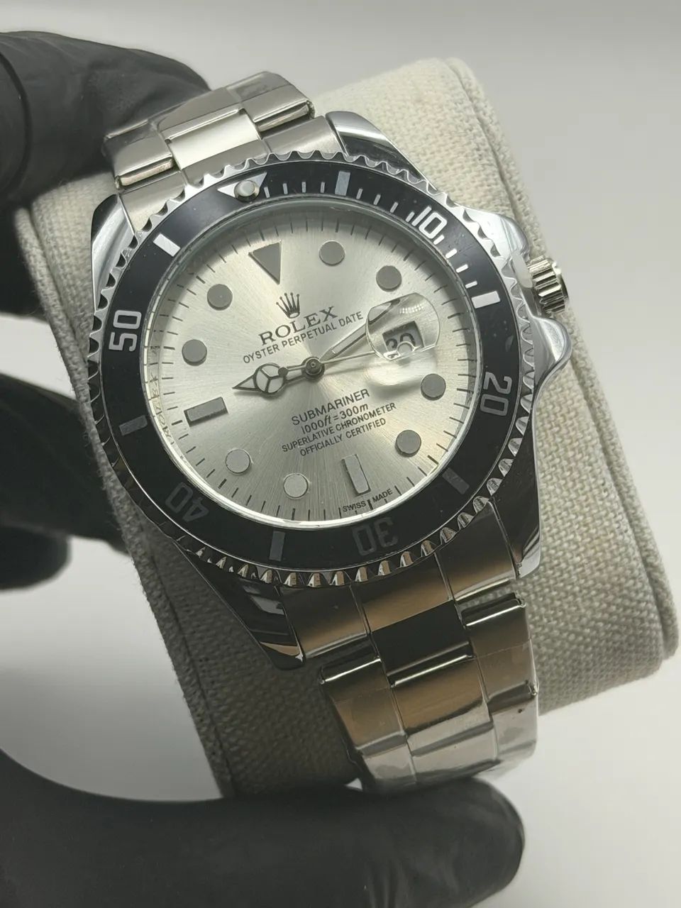 Relógio Masculino Submariner - Quartzo - Branco - Linha de Entrada
