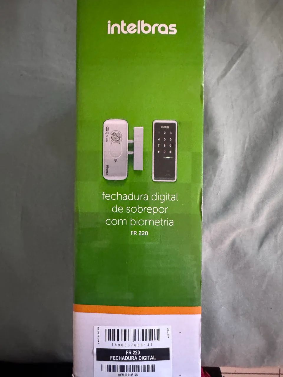 Fechadura eletrônica com biometria intelbras 