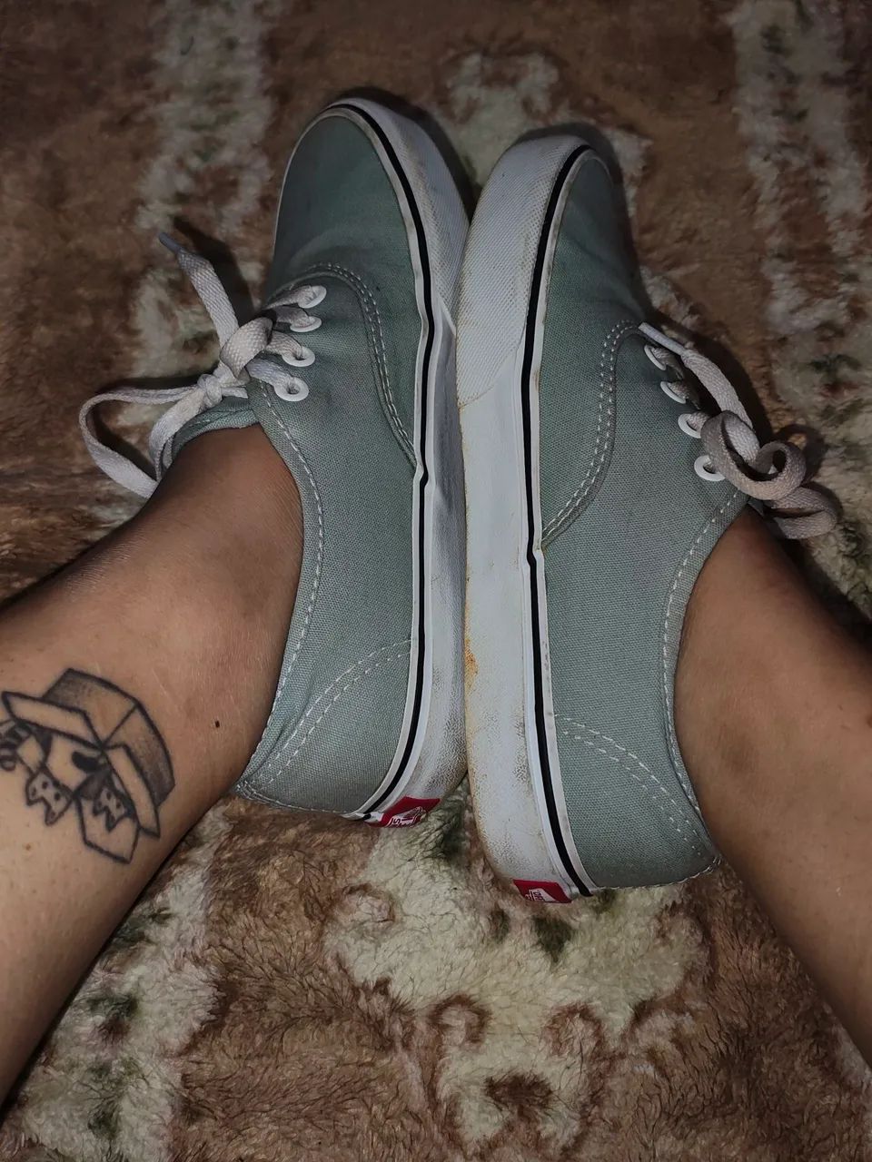 Tênis vans verde claro 