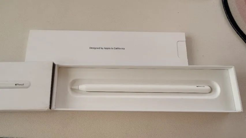 Caneta Apple Pencil 2ª Geração para iPad - Praticamente Nova, Caixa e NF