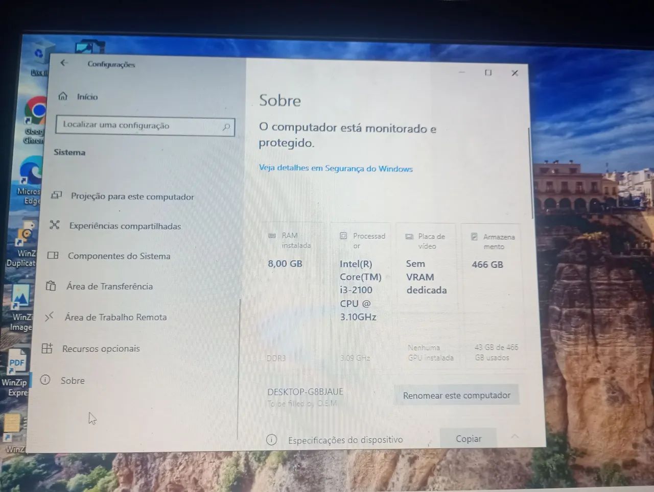 PC Completo Intel i3 + 8GB RAM - Perfeito para Estudos, Trabalho e Escritório! - Foto 4