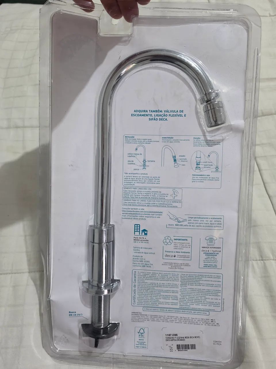 Torneira para cozinha 1167.C35 Aspen - Foto 3