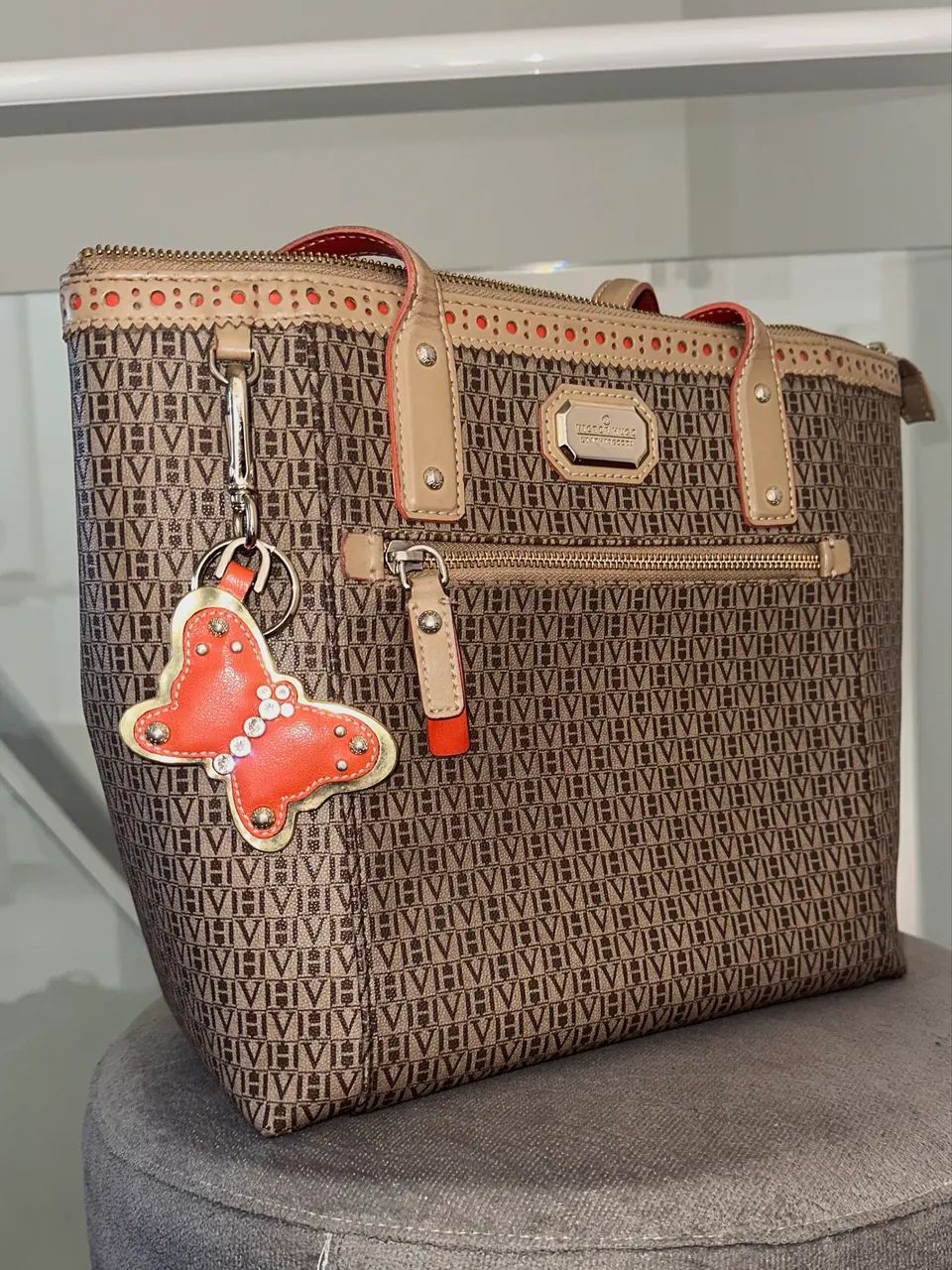 Bolsa Victor Hugo Bege - Foto 3