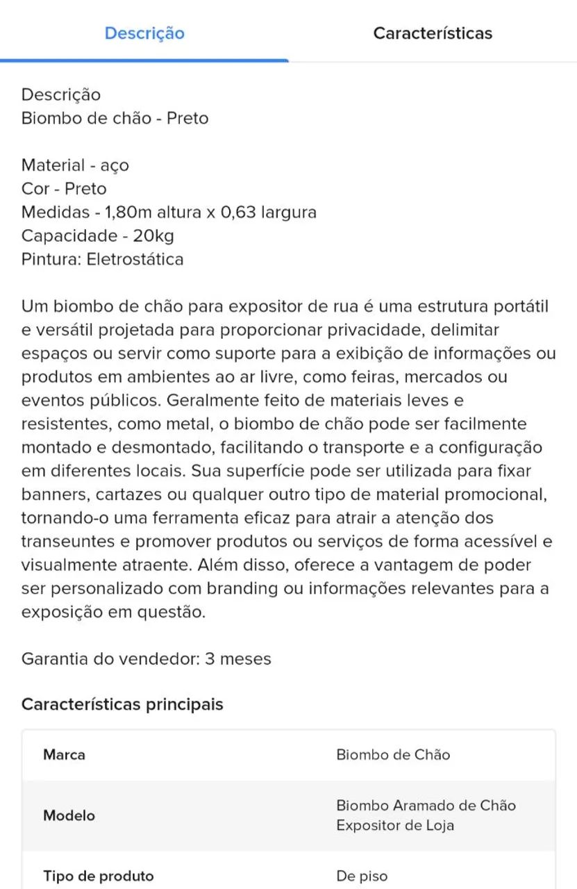 Biombo chão  - Foto 2