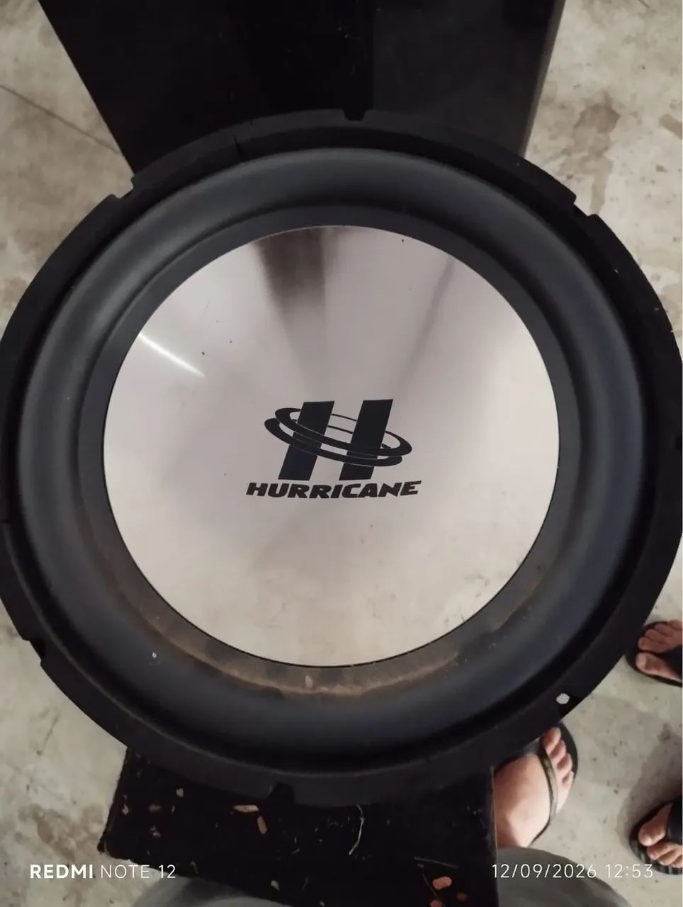Caixa de subwoofer grave