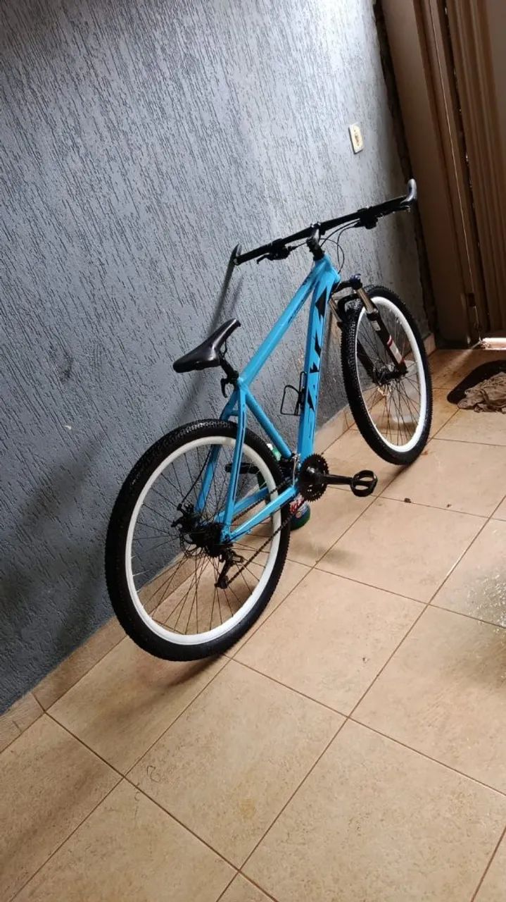 Bicicleta aro 29 azul - Foto 3