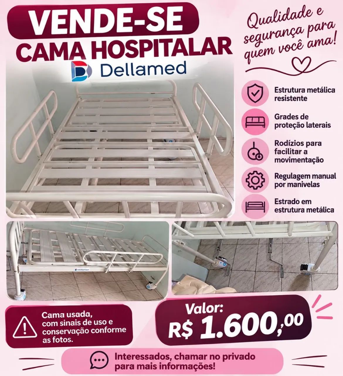 Cama Hospitalar 