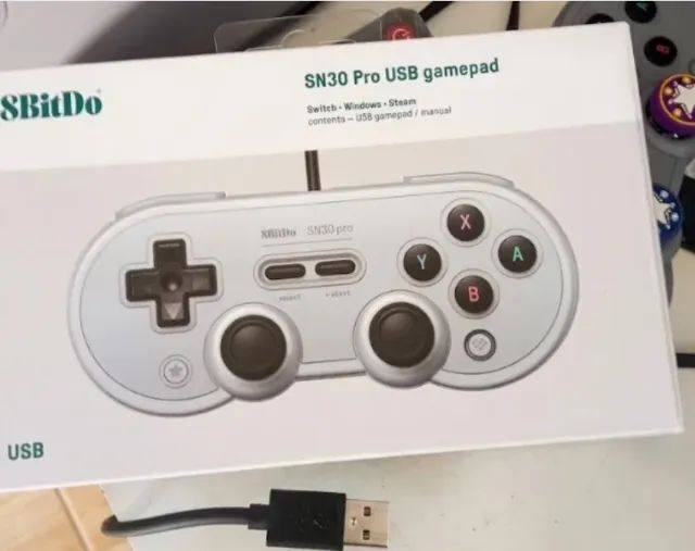  8Bitdo SN30 Pro USB Gamepad (Gray Edition) - Foto 3
