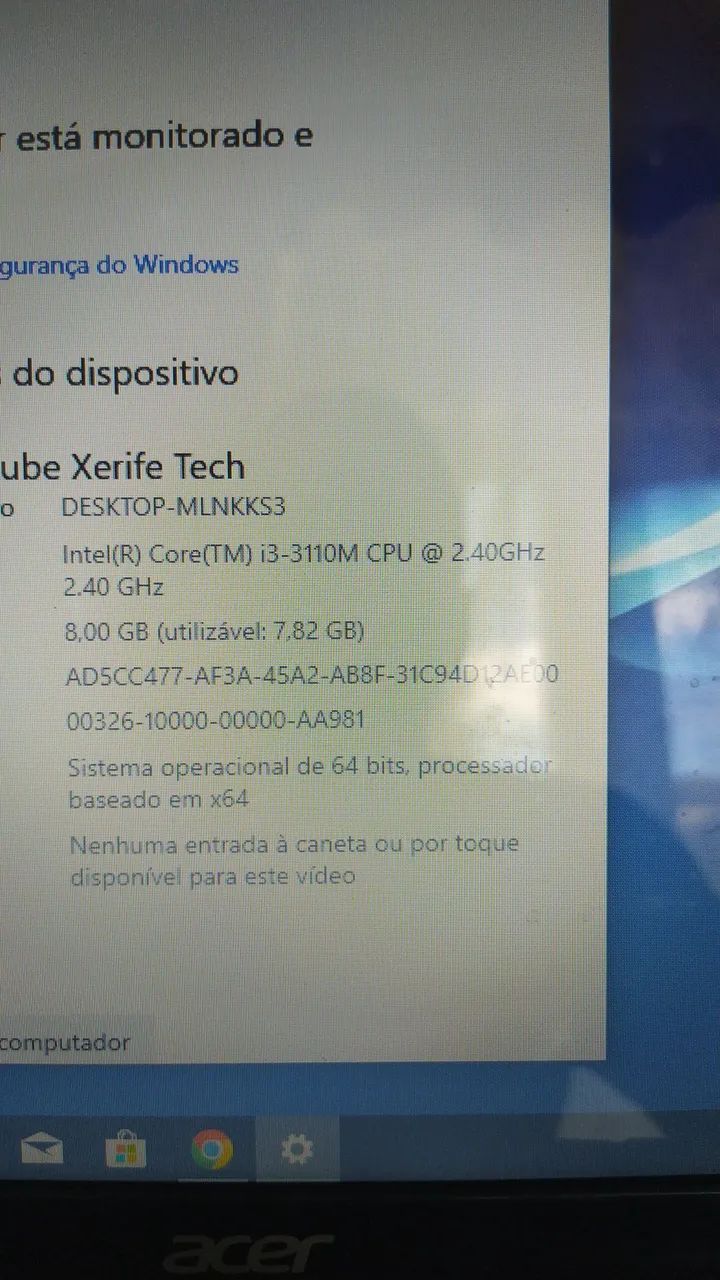 Notebook com GTA-5 i3 8gb ssd-240gb - Foto 2