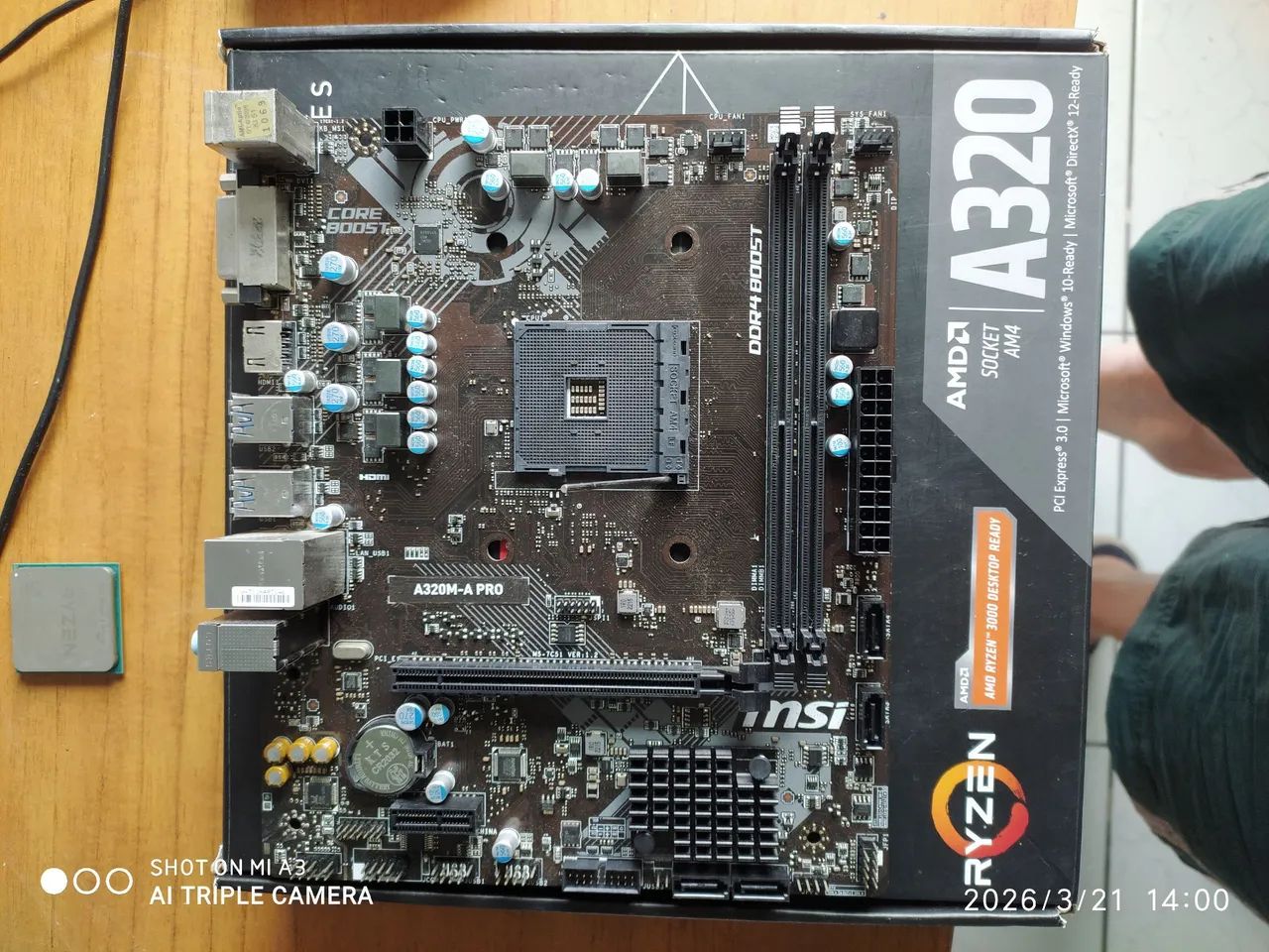 Placa Mãe de PC para retirada de peças  - Foto 2