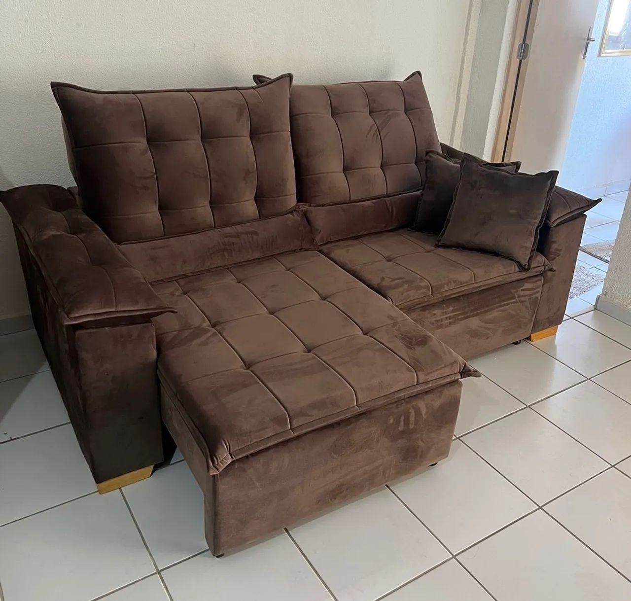 Sofá de luxo - Retrátil e Reclinável  - Foto 3