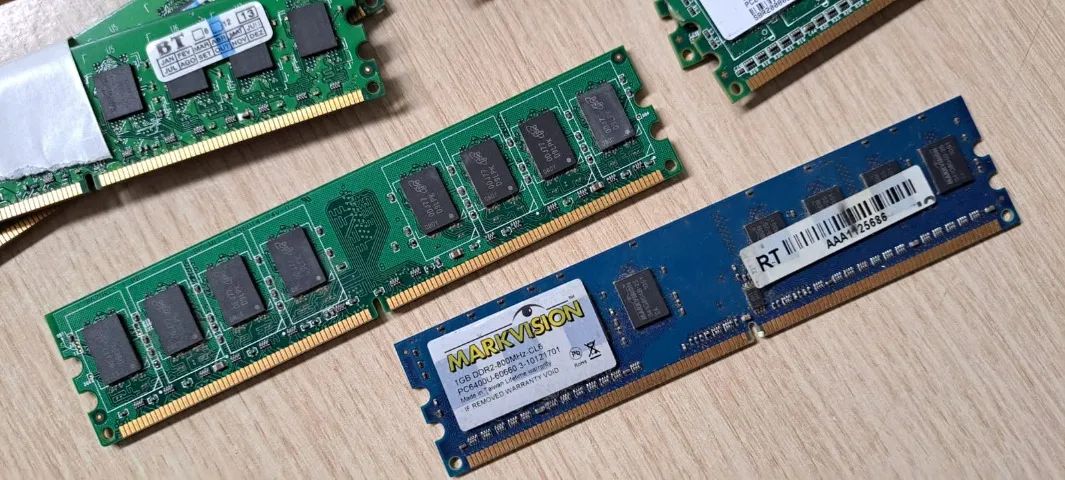 Kit com 7 parres de Memórias RAM (DDR2 e 3) para computador - Foto 3