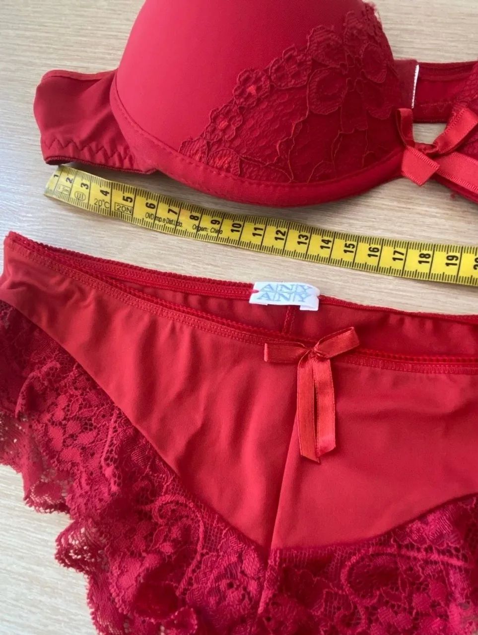 Conjunto lingerie vermelho  - Foto 4