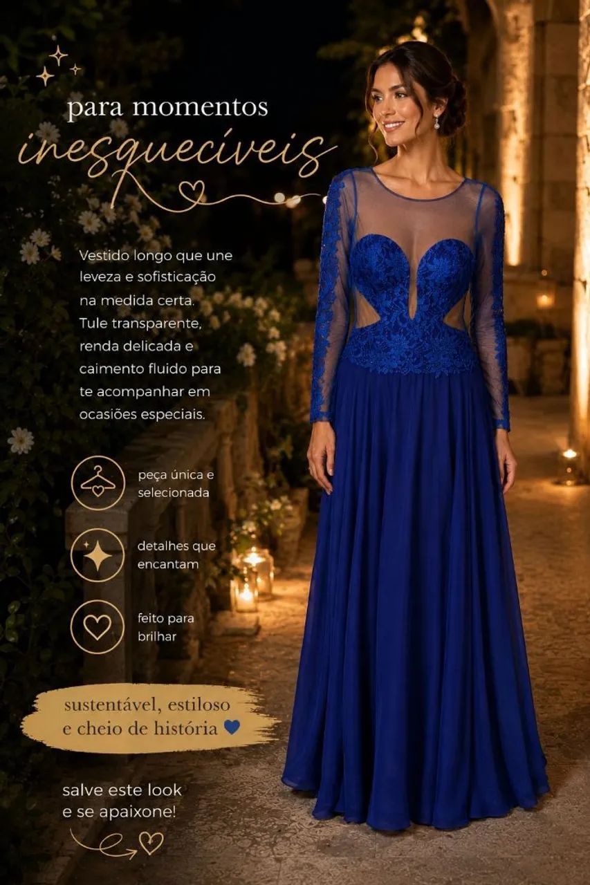 VESTIDO DE FESTA GOWARA 