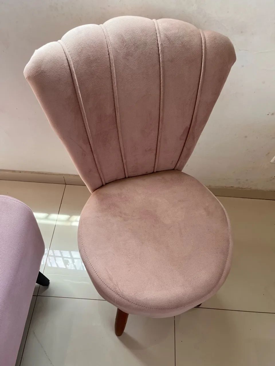 Cadeira pétala Rosê