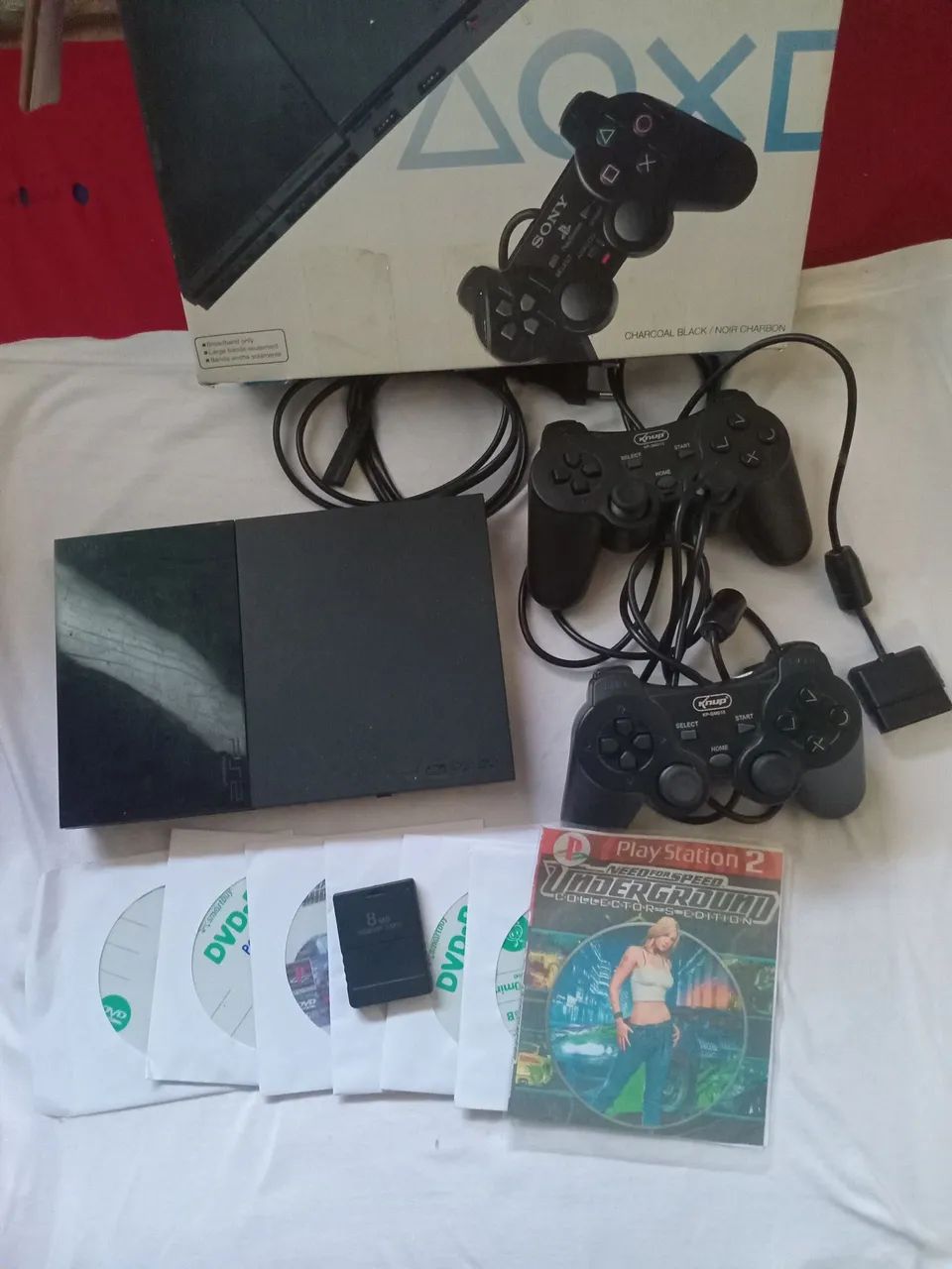 Playstation 2 com 2 controles  - Foto 4
