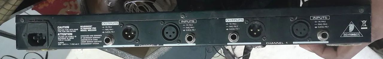 Pré amplificador mic 2200 - Foto 3