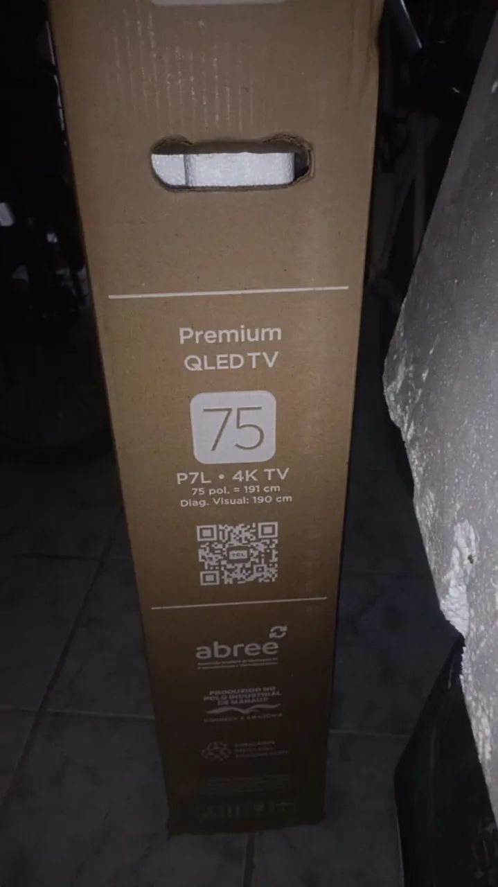 Vendo tv 75 polegadas lacrada com nota fiscal e garantia  - Foto 2