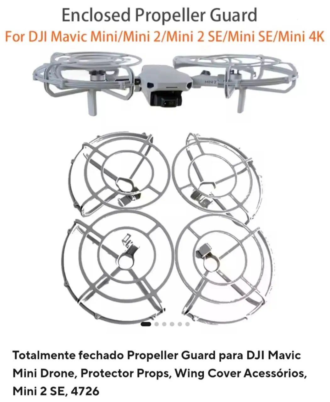 Protetores de hélices drone Mavic Mini 2/SE/MINI 4K - Foto 5