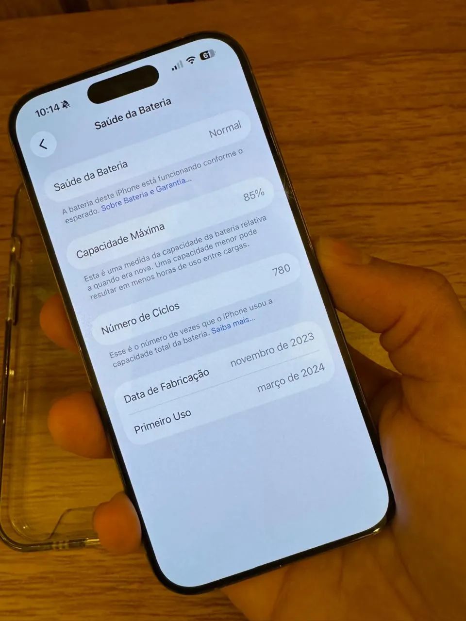iPhone 15pro 128gb - cinza espacial  - Foto 4