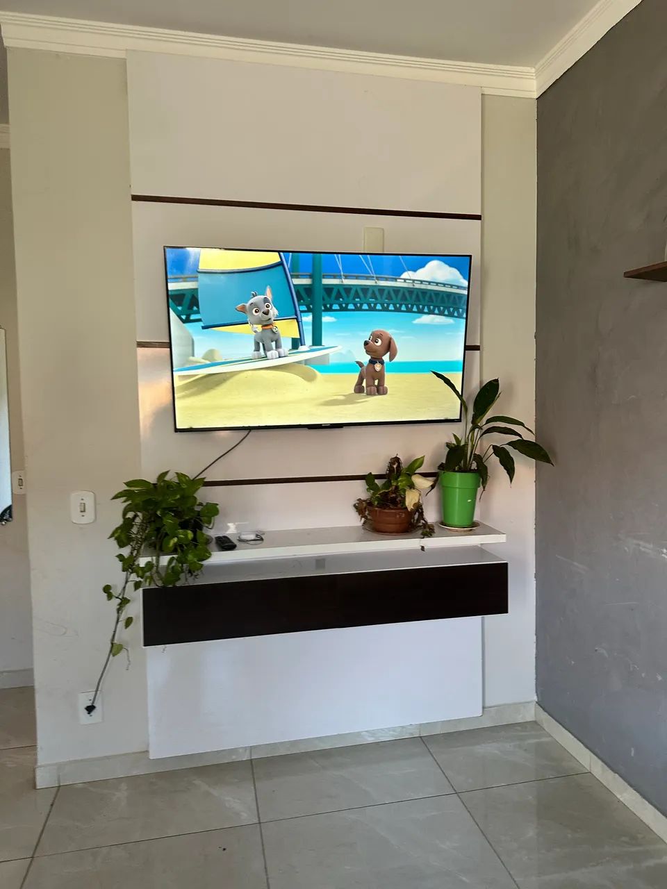Painel de TV + Cabeceira
