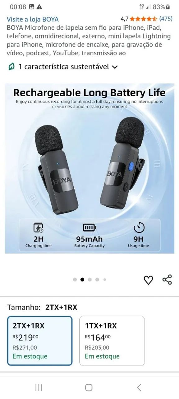 Mic lapela BOYA - Foto 5