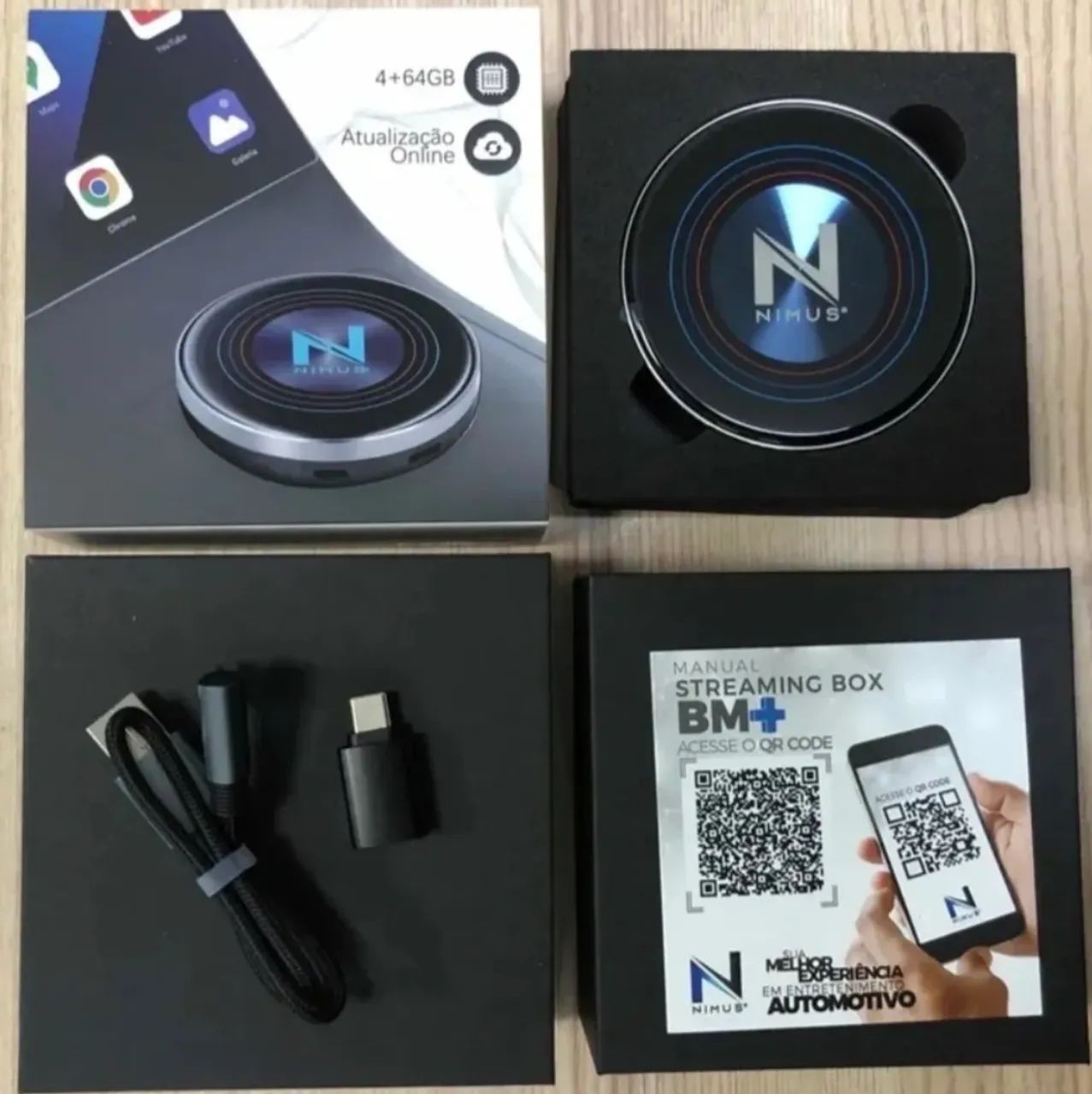 Stream Box Automotivo Nimus Carplay - Foto 3
