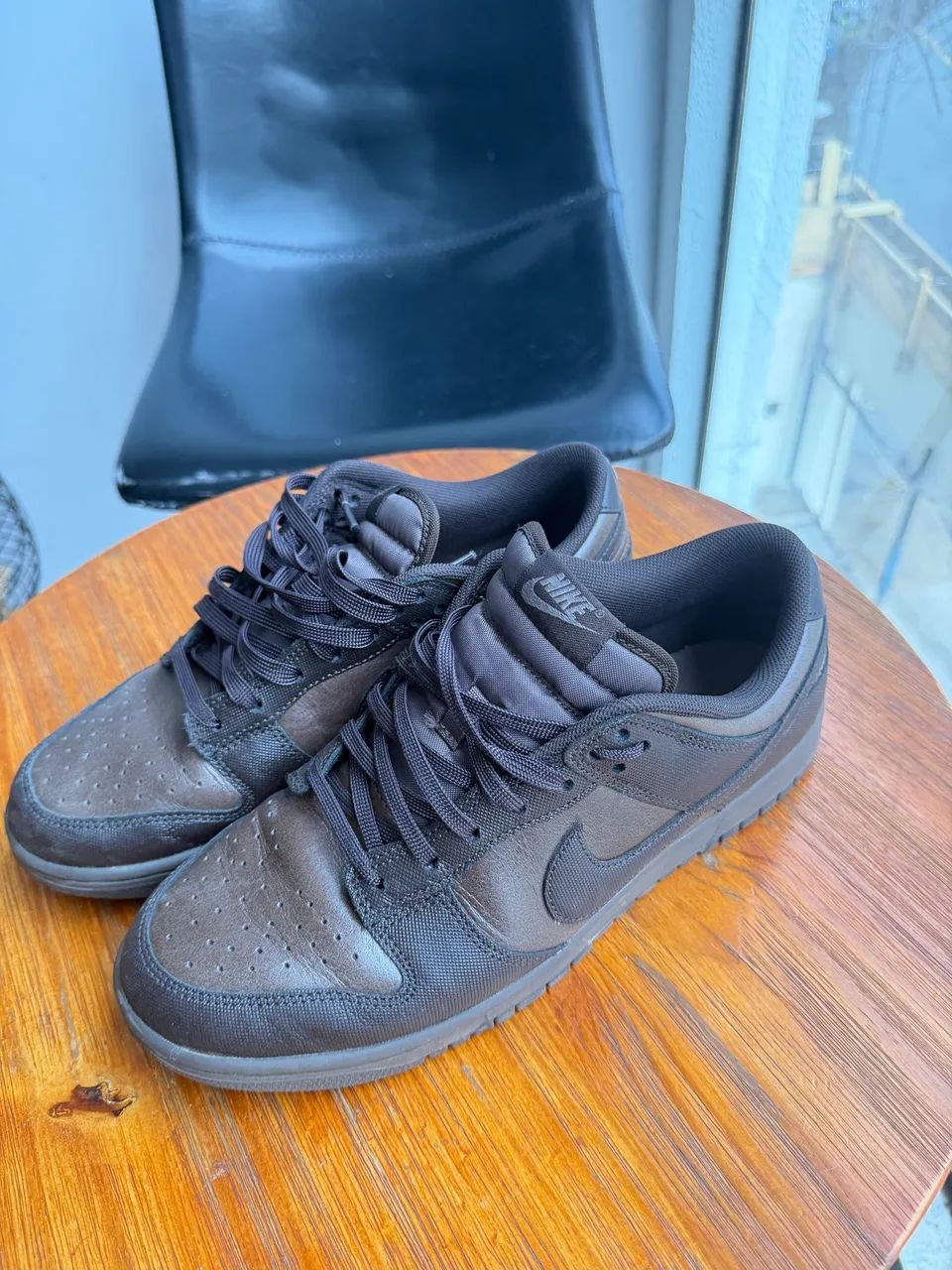 Tênis Nike Dunk Marrom Original - Foto 4
