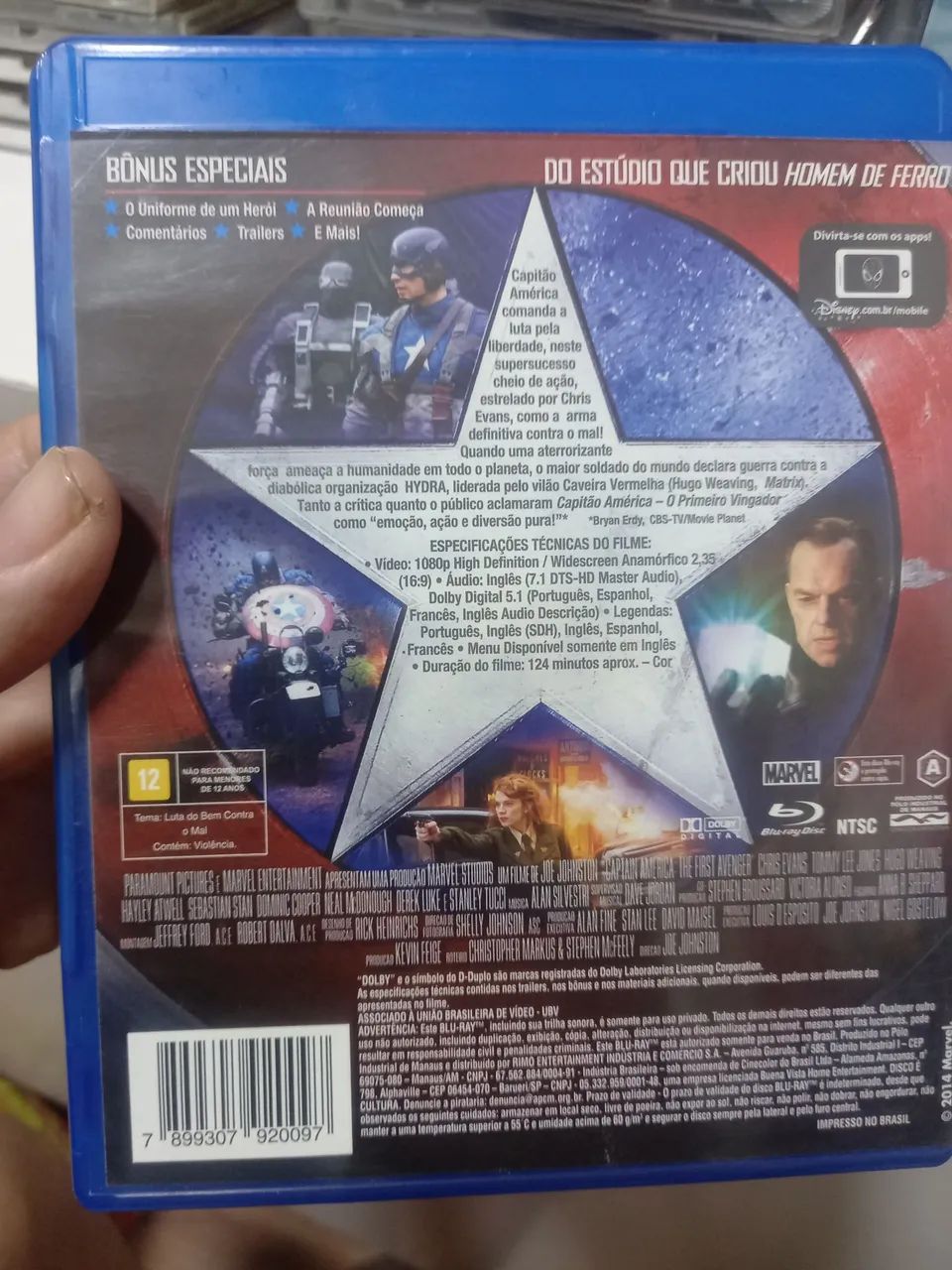 BLU RAY  CAPITÃO AMÉRICA 1 E 2 - Foto 2