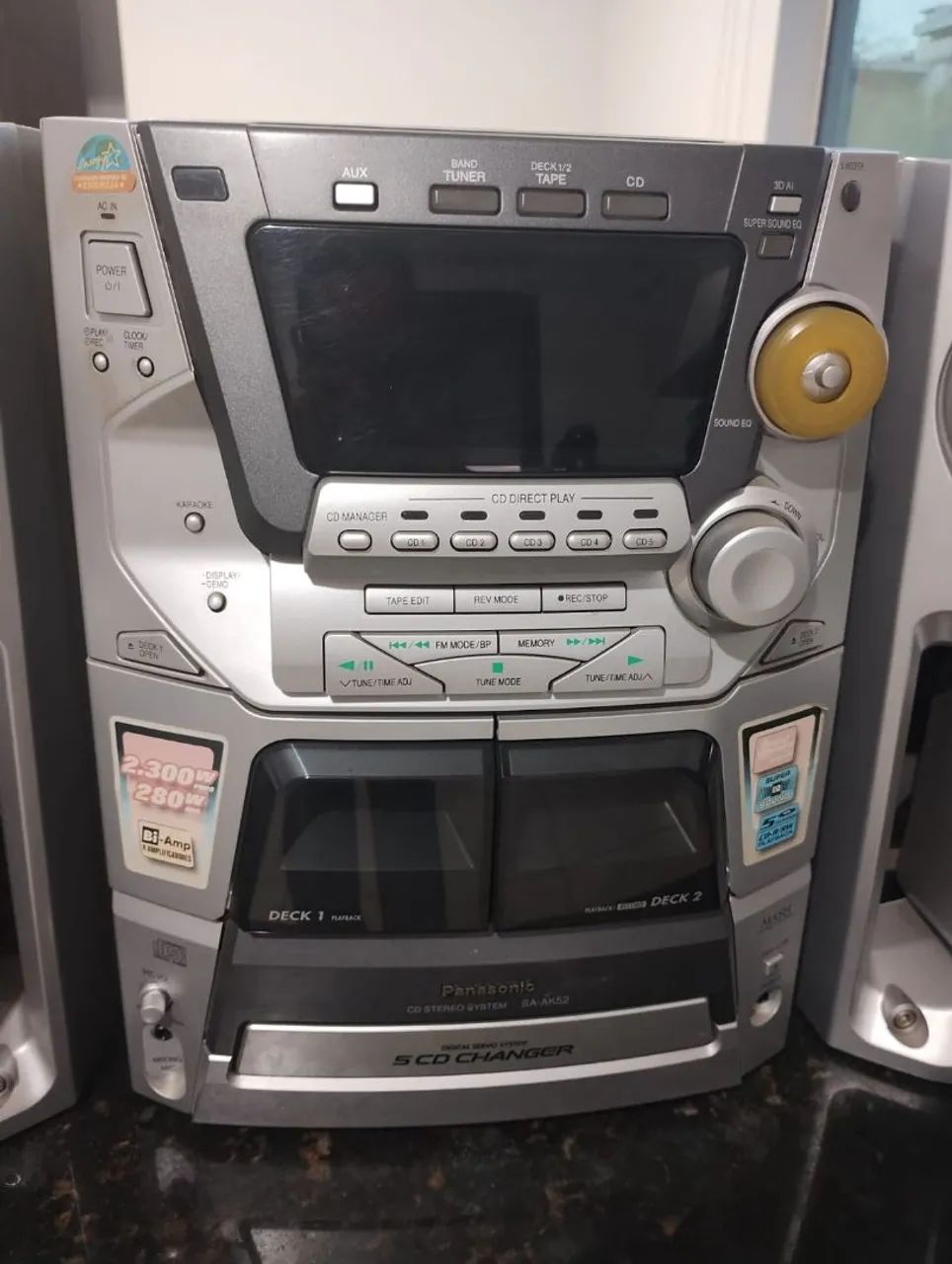 Som Mini system Panasonic Sa-ak52. 280w RMS - Foto 4