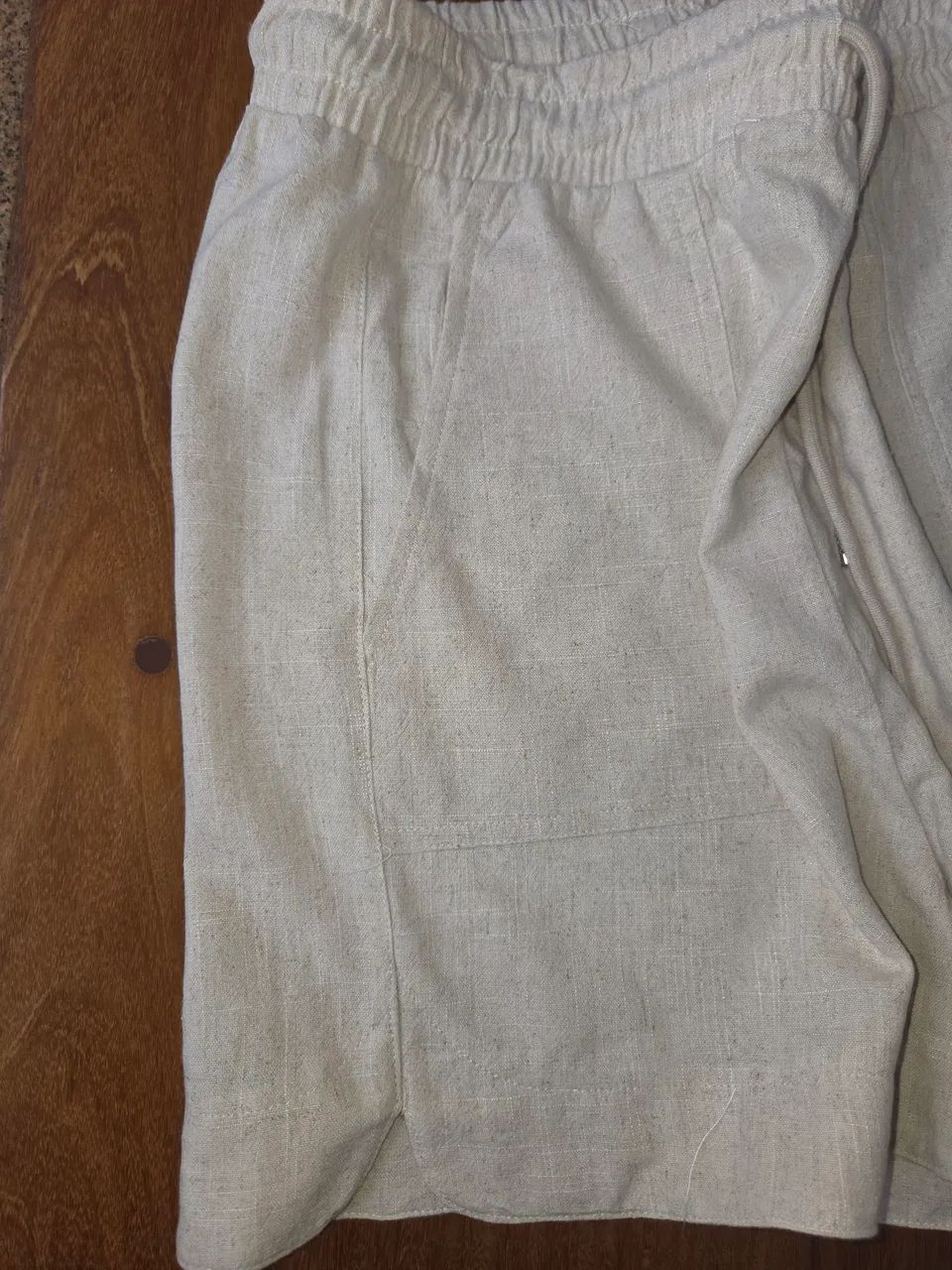 Shorts feminino Linho  - Foto 3