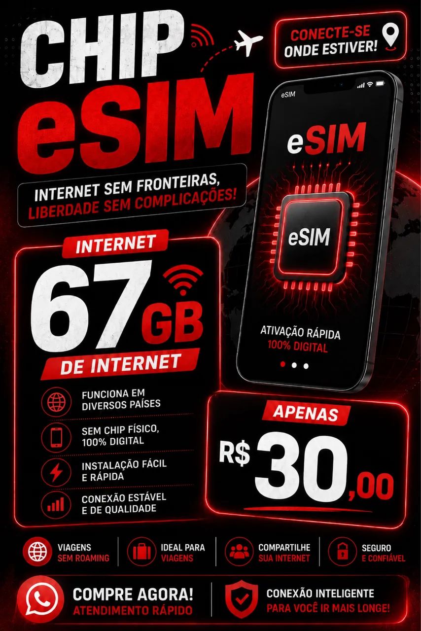 Chip E-Sim 67Gb