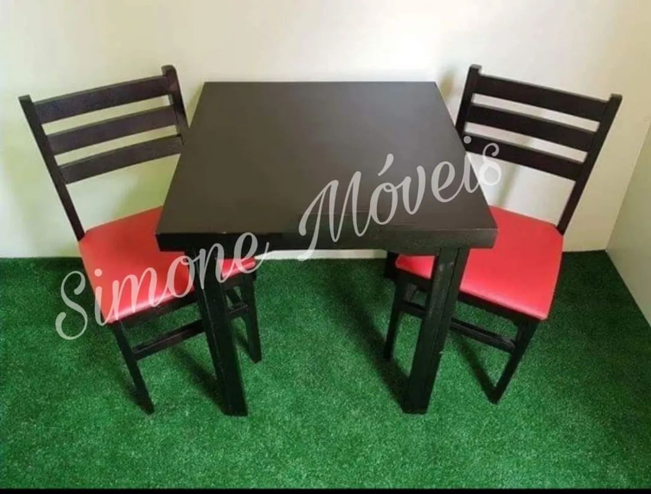 Mesa 70x70 madeira  - Foto 5