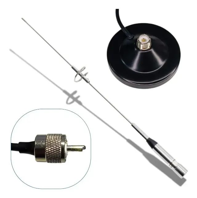 Antena para comunicador veicular radioamador