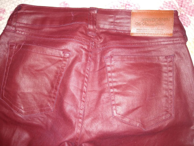 calça couro hering