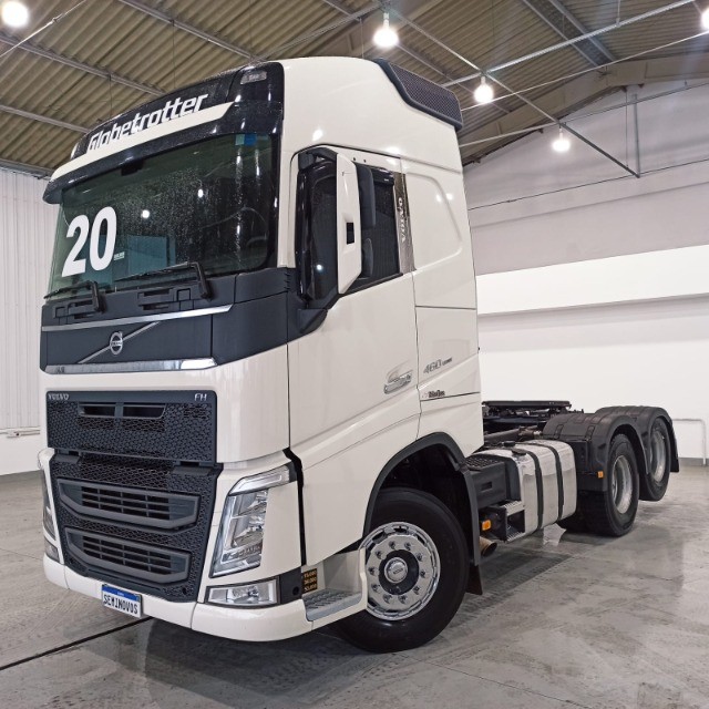 VOLVO FH 460, 6X2, BRANCO, 2020. BAIXO KM. R7A21