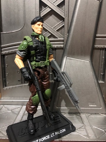 GI JOE EXCLUSIVE CONVENTION /LT. FALCON (v6) NIGHT FORCE COMMANDER  - Foto 4