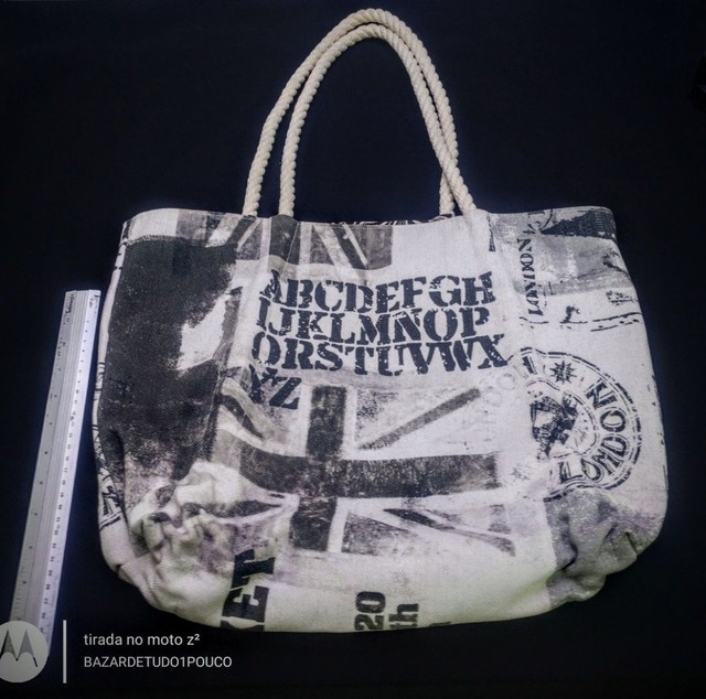 Bolsa  de  lona Praia ou dia a dia - Foto 4