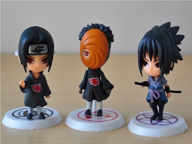 06 Miniaturas Bonecos: Naruto = Entrego em Estação = Aceito Cartão de Crédito - Foto 4