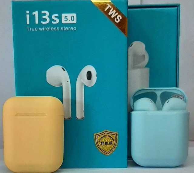 Fone Bluetooth i13s Macaron 5.0 tws !!! Promoção !!! - Celulares e  telefonia - Bosque dos Eucaliptos, São José dos Campos 1002257130 | OLX
