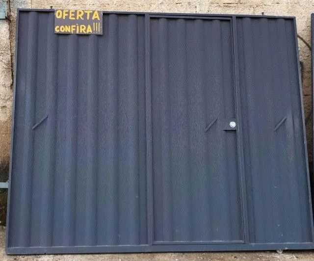 Portão de correr c/social para garagem - Foto 3