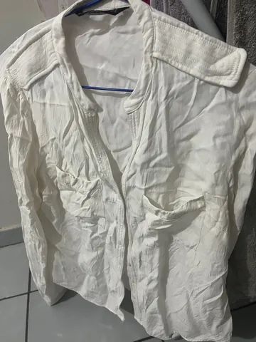 Camisa zara branca