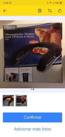 Shiatsu Pescoço Massageador Infravermelho  - Foto 3
