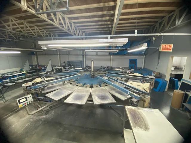 Máquina de estamparia carrossel automático Tek Ind