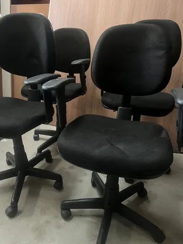 Cadeiras giratórias com regulagem  - Foto 4
