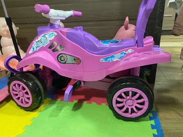 Triciclo Infantil Moto Uno Rosa Calesita 1 à 5 Anos