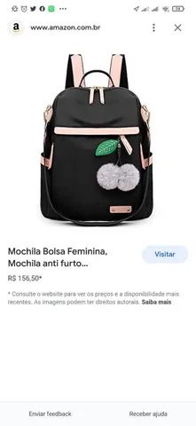 descontos baratos em venda Bolsa feminina Mochila anti furto Nova www.indigenousmutualaid