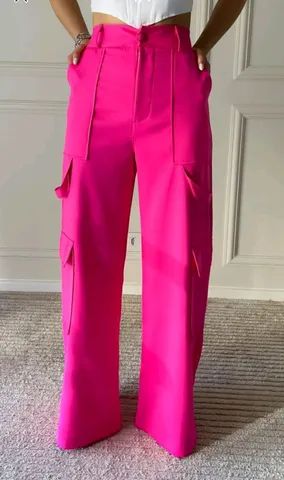 Calça Cargo Alfaiataria tam G