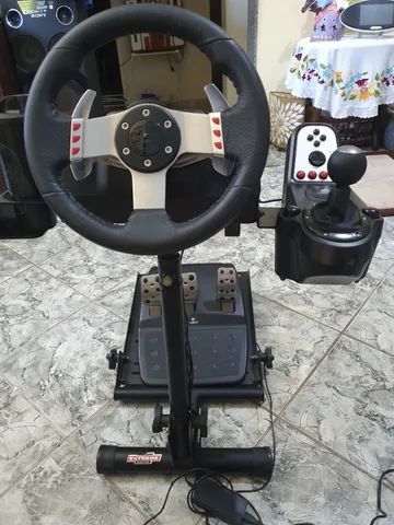 Volante de corrida Logitech G27 Driving Force Com Pedal, Câmbio