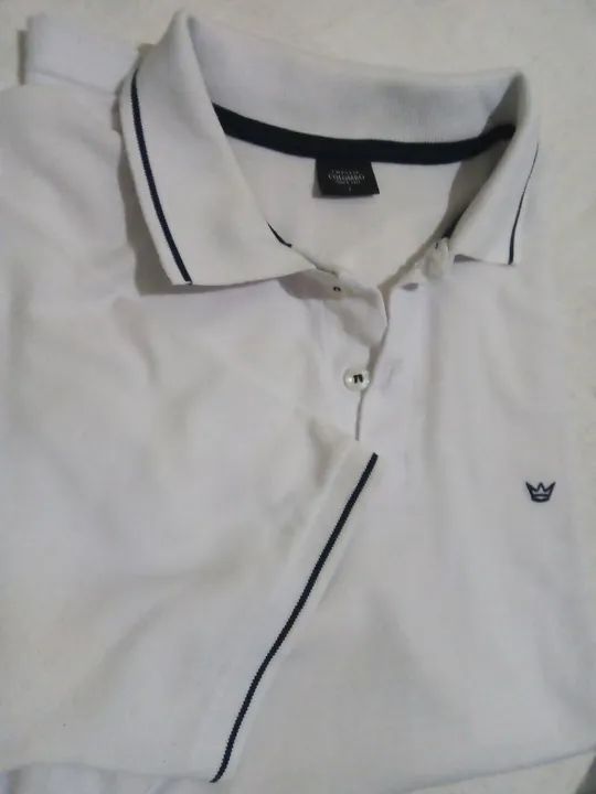 Camisa polo branca Colombo 
